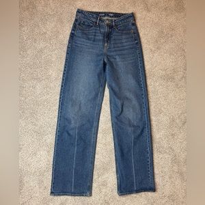Extra High Rise Sky-Hi Wide Leg Jeans from Old Navy